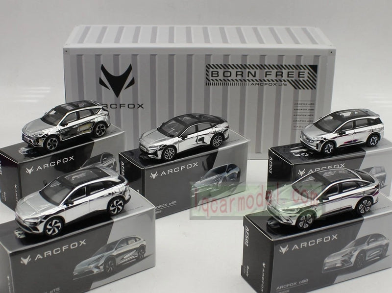 1/64 Scale ARCFOX set(5 models) Car model diecast:ARCFOX at6 as6 at5 as5 KAOLA S