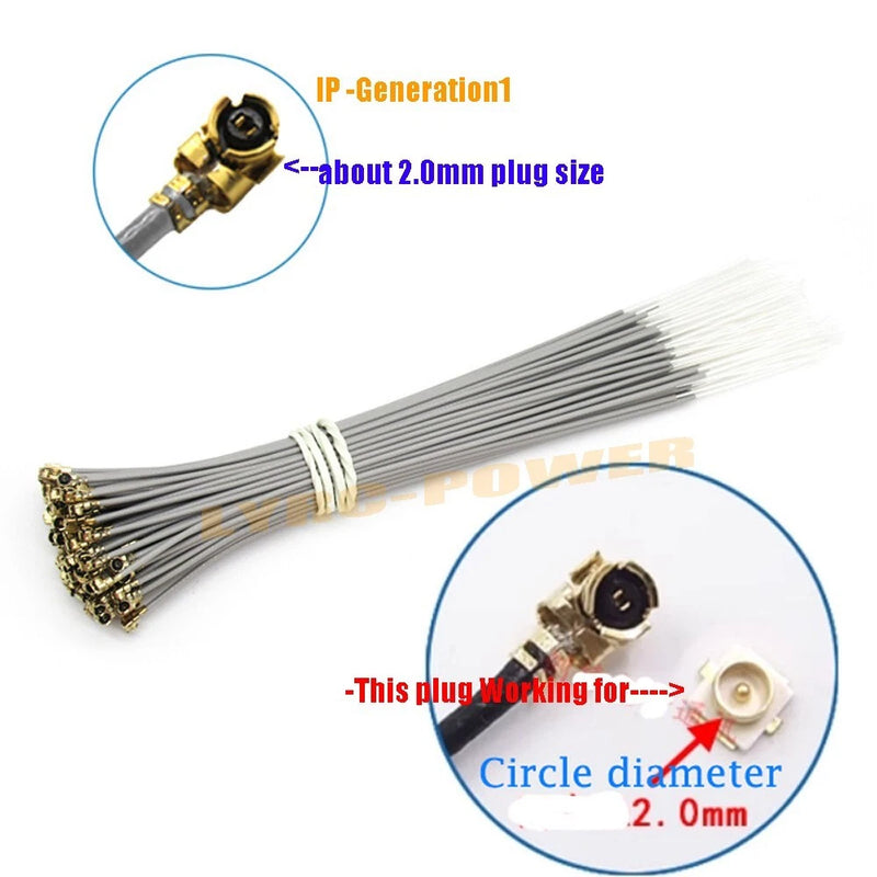 5/10pcs 2.4G RC Receiver IP-Connector Antenna Plug Cable Wire for DIY Drone Wifi