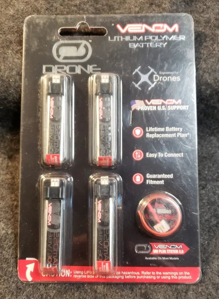 Venom Racing 35074X4 LiHV 1S 3.8V 220mAh 30C JSTPH 2.0 ....  ....(C16B1)