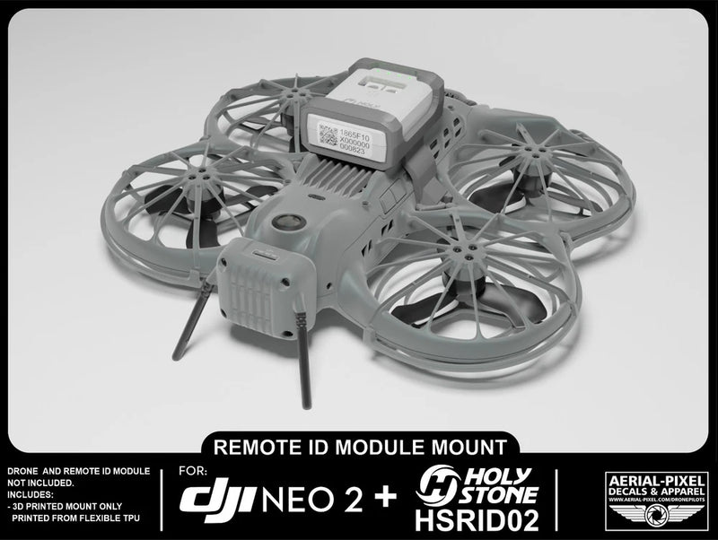 DJI Neo 2 Remote ID Mount for Holy Stone, Ruko, Potensic, DroneTag and More!
