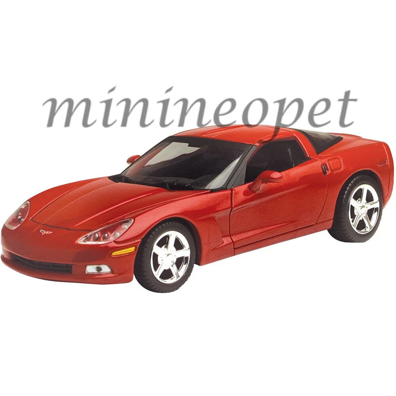 MOTORMAX 73270 2005 CHEVROLET CORVETTE C6 COUPE 1/24 DIECAST MODEL CAR RED
