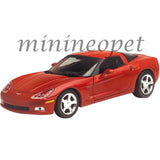 MOTORMAX 73270 2005 CHEVROLET CORVETTE C6 COUPE 1/24 DIECAST MODEL CAR RED