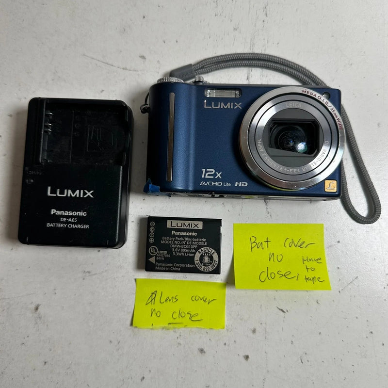 Panasonic Lumix DMC-ZS3 Blue 3" LCD 10.1 MP 12x Optical Zoom Digital Camera