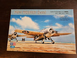 1:48 Hobby Boss F4F-3 Wildcat model kit box with brown and tan fighter plane