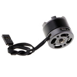 Brushless gimbal motor with 3mm shaft, circular mount and black power cable