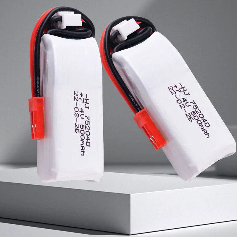 2¡Á 2S 7.4V 500mah 35C Lipo Battery JST Connector for Radiolink A560 Fixed Wing