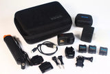 GoPro Hero 8 Action Camera + Telesin Triple Charger & 4 Batteries in Carry Case