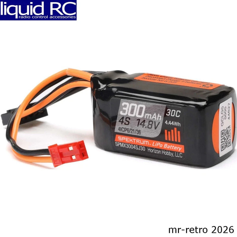 Spektrum X3004SJ30 4s 14.8v 300mah 30c LiPo Battery Battery