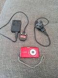 Panasonic Digital Camera Lumix DMC-S2 14.1MP Red Tested Working