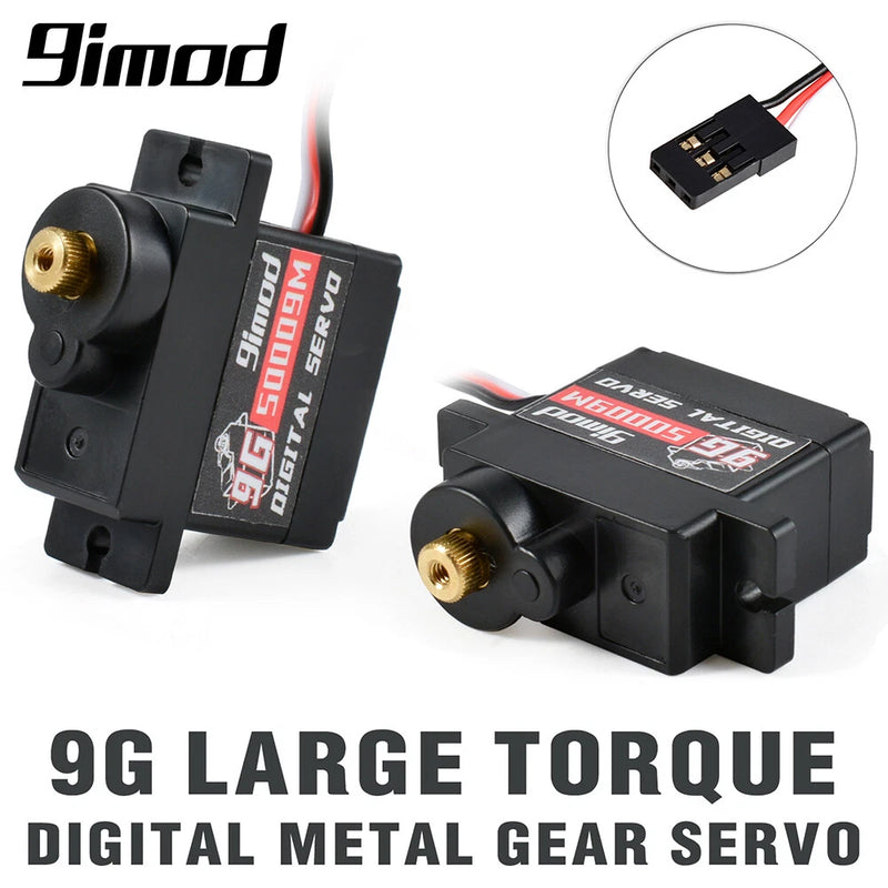 9imod 9g Metal Gear Mini Servo Steering Servo for 1:24 RC Car Boat RC Fixed-Wing