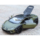 1/18 Lamborghini Huracan Sterrato Model Car Diecast Toy Vehicle Kids Toys Green Battery