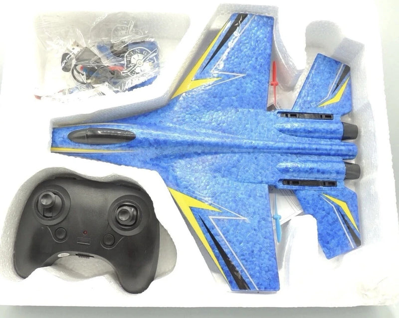 crohorizon HW-33 Aerobatic & 3D Electric Foam RC Airplane Blue Hobby Grade