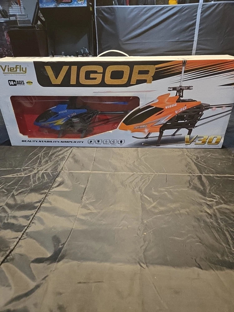 Brand New V30 Vigor Viefly Best In Class Helicopter Built In Gyro Steady Flight