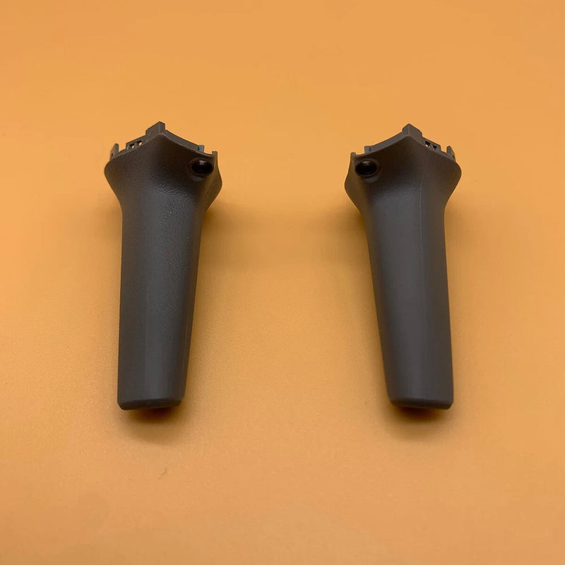 DJI Air 3 drone landing gear legs, dark gray plastic with mounting brackets