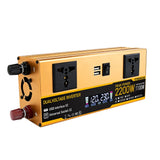 Grennova 2200W High Power Inverter with LCD Dual Voltage Converter 12V-72V