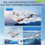 3CH Sea&Air RC Airplanes EPP Remote Control Aircraft 6Axis Gyro Glider Plane Toy