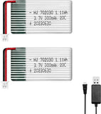 PH1.25 plug 3.7V 300mAh 20C LiPo Battery for RC Plane Helicopter Drone All Model