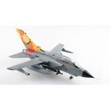 Hobby Master 1:72 Tornado IDS model jet, gray body with yellow tail and twin fins