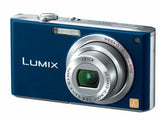 Panasonic Lumix DMC-FX33 Digital Camera Cosmo Blue 12.1MP Compact From Japan