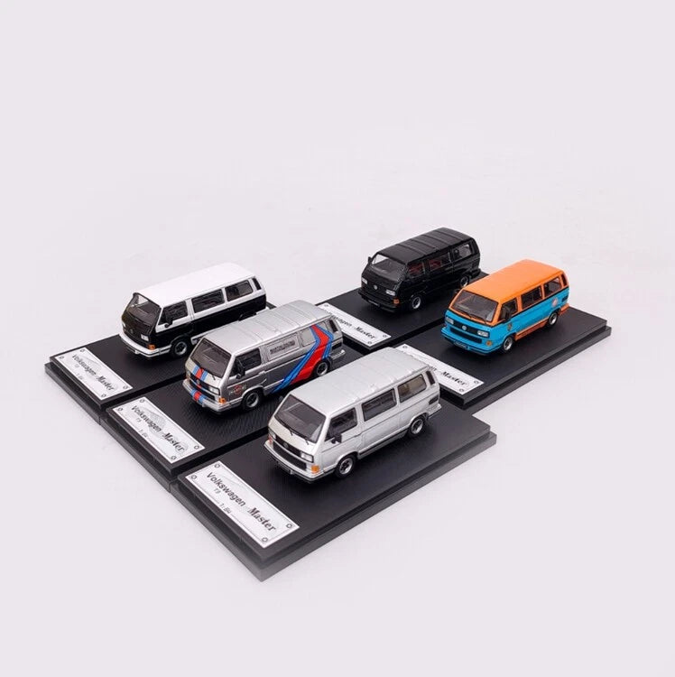 Master 1:64 Scale VW T3 Van Diecast Alloy Model Car Hobby Gifts Toy Miniature