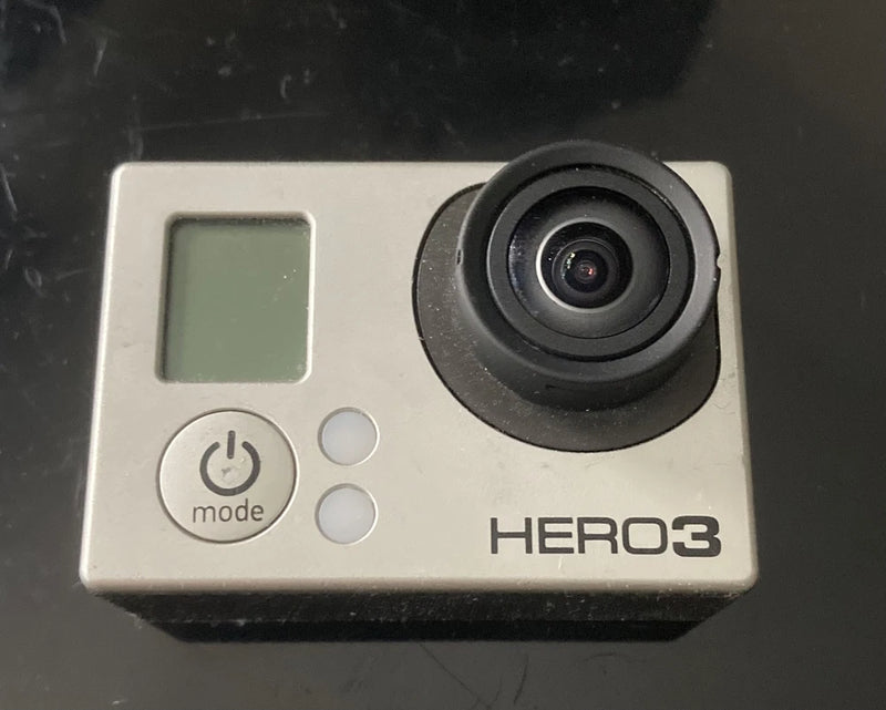 GoPro HERO3 Black Edition action camera front with lens and buttons