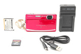 [NEAR MINT ] FUJIFILM FinePix Z90 14.2MP Digital Camera Red From JAPAN