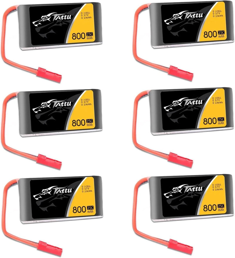 3.7V 800mAh 25C 1S LiPo Battery Pack with JST Plug for F181 MJX X400 X400W X800