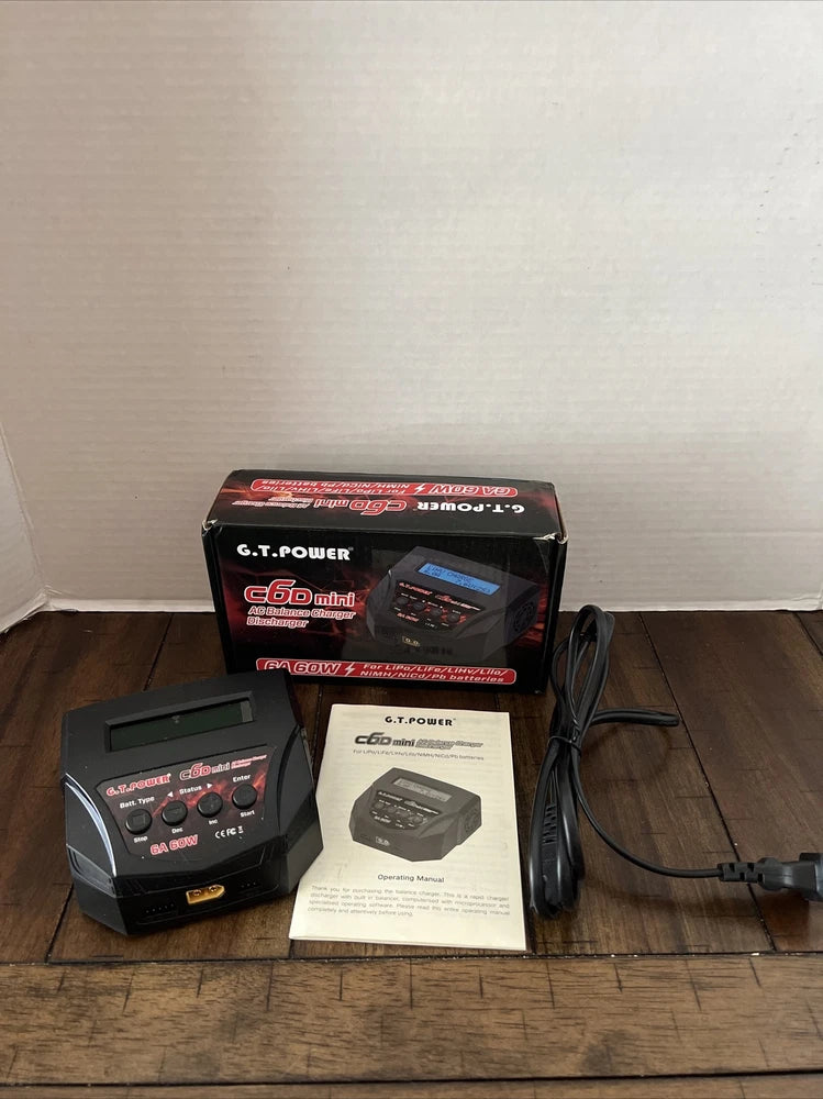 U G.T. Power C6D MINI BALANCING 2s-4s 6A / 60W Lipo Battery Charger