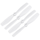 White 5x4.5 two-blade RC quadcopter propellers, 2 pairs