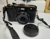 Fujifilm X100F 24MP Digital Camera Silver Fujinon 23mm F2 Lens Compact Tested