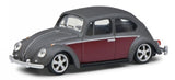 Schuco 1/64 VW Volkswagen Beetle Lowrider gray model car metal Box