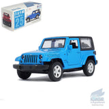 1:42 Jeep Wrangler 2014 Model Car Diecast Toy Vehicle Collection Kids Gift Blue