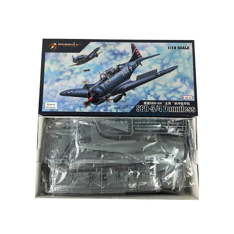 US Stock Trumpeter 618011/18 SBD-3/4 Dauntless Dive Bomber Airplane Aircraft KIT