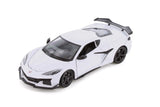 2023 Chevrolet Corvette Z06 1/24 Scale Diecast Model by Welly - WHITE