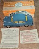 Vintage Victory Models 1/18 Vauxhall Velox Battery Operated Blue Boxed Leaflets Battery