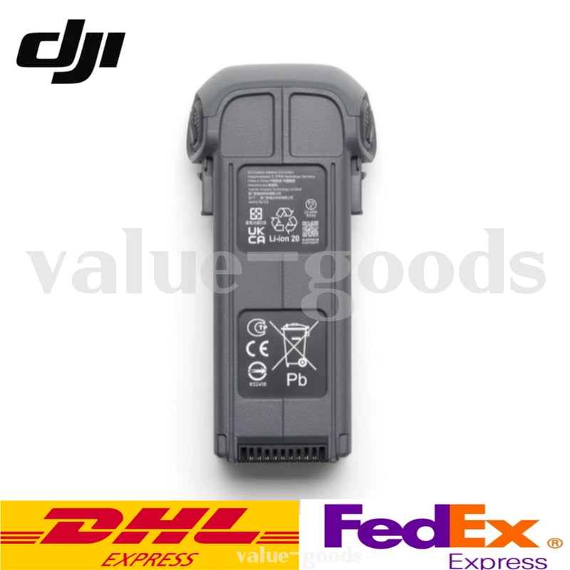 DJI drone intelligent flight battery with gray casing and contacts