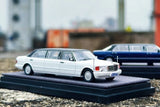 1/64 Mercedes Trasco 44in Limosine 1000SEL W126 White Metal Die-cast Model