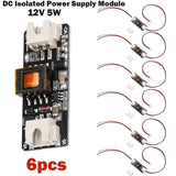 6 X DC-DC DC Isolated Power Supply Module Wide Voltage Input 5-36V Output 12V 5W