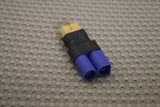 DIRECT CONNECT NO WIRE FEMALE XT60 TO MALE EC5 LIPO BATTERY CONNECTOR ADAPTER