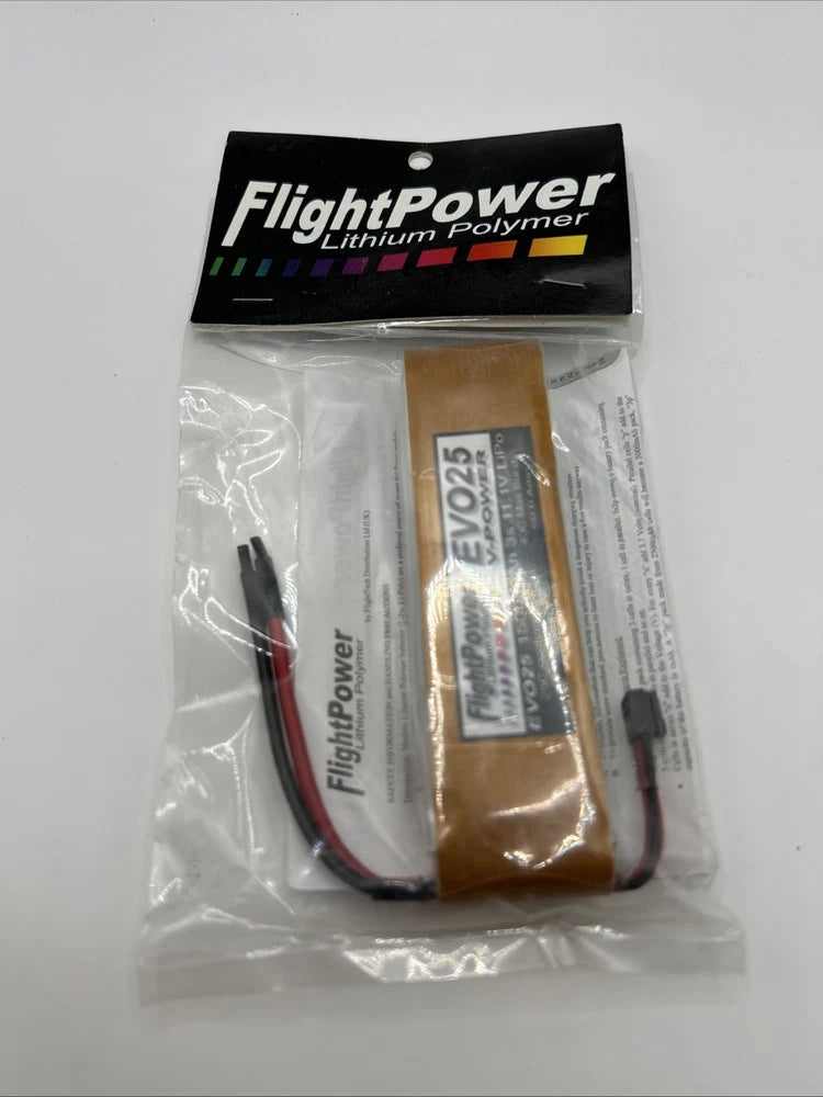 FlightPower EVO25 Battery 1500 mAh 25c Continuous Lithium Polymer B101