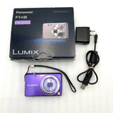 Panasonic LUMIX DMC-FH8 Violet Digital Camera 16MP 5x Zoom Tested Condition