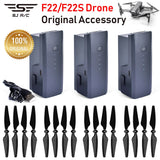 SJRC F22/F22S 11.1V 3500mAh GPS Drone Battery Propeller Blades Original Parts