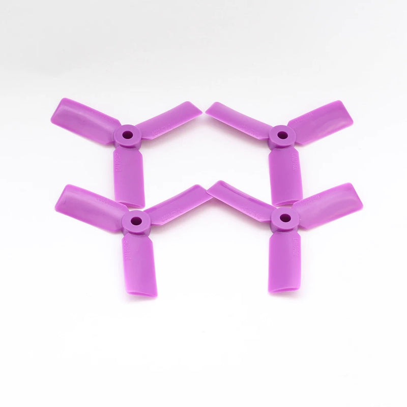 NEW DALPROP BullNose Tri Blade Purple Propeller [4pcs] : FPV Drone