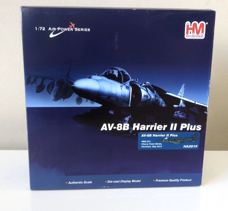 Hobby Master HA2619 AV-8B Harrier II Plus VMA-231 Cherry Point MARINES 1:72  NEW