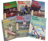 Model Aviation Magazines Radio Control Airplane Enthusiast Hobby 1985 LOT OF 6