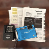 Panasonic LUMIX DMC-FT3 Waterproof Shockproof Compact Camera Full HD Blue