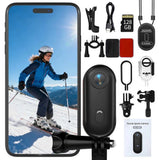 NUISK 4K Thumb Action Camera | 128G Sports Camera for POV Photoshooting Water...