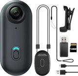 4K Mini Body Camera, Wearable Action Body Cam, Thumb Size Hands 128GB 4K-Grey