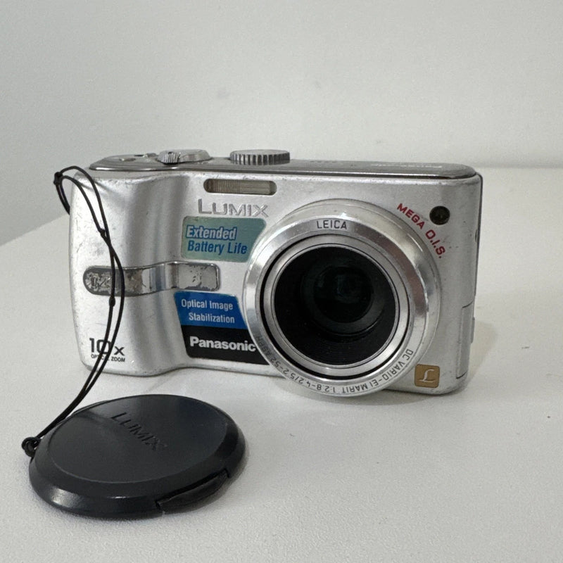 Panasonic Lumix DMC-TZ1 5MP Compact Digital Camera Silver TESTED READ AS IS