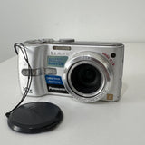 Panasonic Lumix DMC-TZ1 5MP Compact Digital Camera Silver TESTED READ AS IS